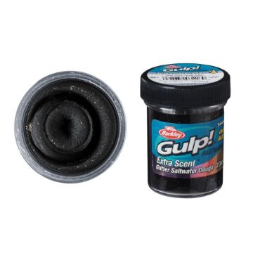 Berkley Gulp Dough Tijesto FishOil mamci za morski ribolov Black silver gold glitter